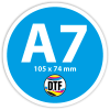 DTF - A7 (105x74mm)